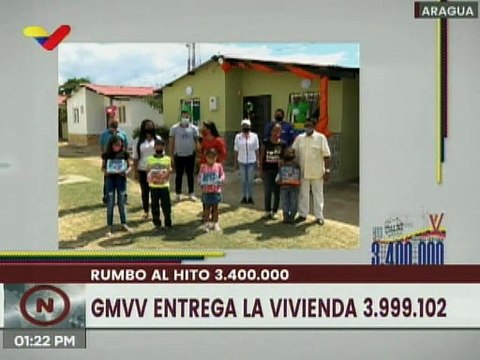 Un total de 28 familias reciben las llaves de sus viviendas construidas por la GMVV en Aragua