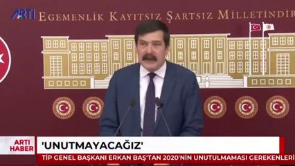 Erkan Baş 2020'nin unutulmayacaklarını bir bir sıraladı