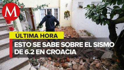 Nuevo sismo de 6.2 se siente en Croacia; reportan varios muertos