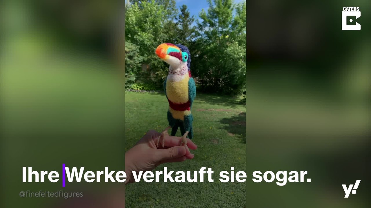 Lebensechte Filztiere
