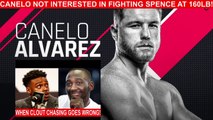 CANELO ALVAREZ GIVES ERROL SPENCE REALITY CHECK, HE IS NOT INTERESTED IN FIGHTING SPENCE AT 160LB!