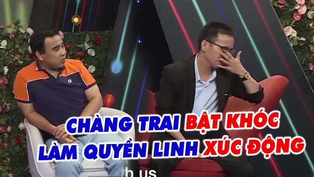 Nghe MC Quyền Linh HỎI MỘT CÂU, chàng trai BẬT KHÓC NGHẸN NGÀO khiến cả trường quay RỚT NƯỚC MẮT