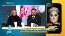 EXCLUSIVA. Lupita D'Alessio recordó la vida del maestro Armando Manzanero. | Venga La Alegría
