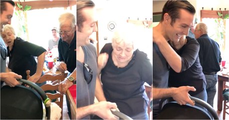 Homem surpreendeu avós com bebé no Natal após ocultar que ia ser pai