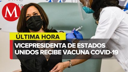 "Se trata de salvar vidas"; Kamala Harris se vacuna en público contra coronavirus