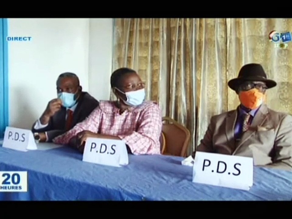 RTG / Révision constitutionnelle - Point de presse commun de l’opposition politique Démocratie Nouvelle (DN) et le Parti pour le Développement et la Solidarité (PDS)