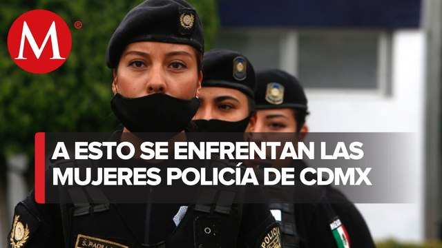 Mujeres policías al cuidado de otras mujeres