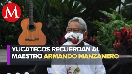 Yucatecos lamentan muerte de Armando Manzanero