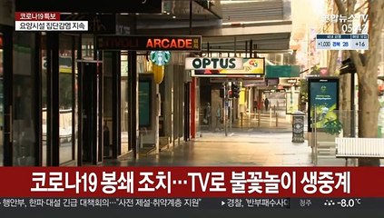 호주 불꽃놀이도 뉴욕 새해 행사도 "집에서 즐겨요"