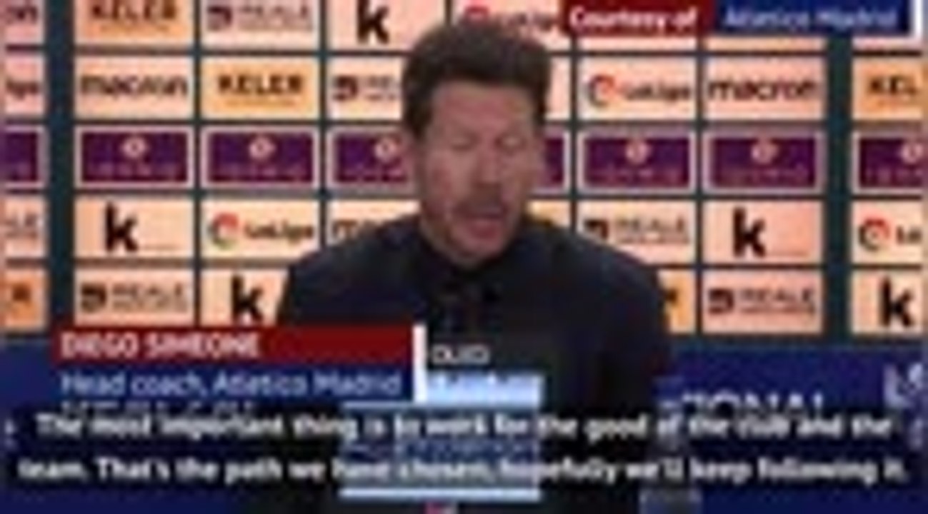 Simeone, 500 games with Atletico