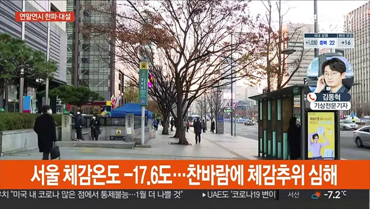 올겨울 최강 추위 -20도…서해안 대설 특보