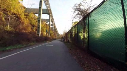 Hudson Bike Path at Sunset