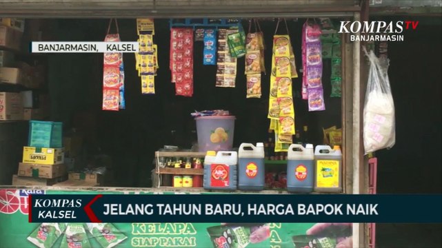 Jelang Pergantian Tahun, Bahan Kebutuhan Pokok di Pasar Banjarmasin Alami Kenaikan Harga