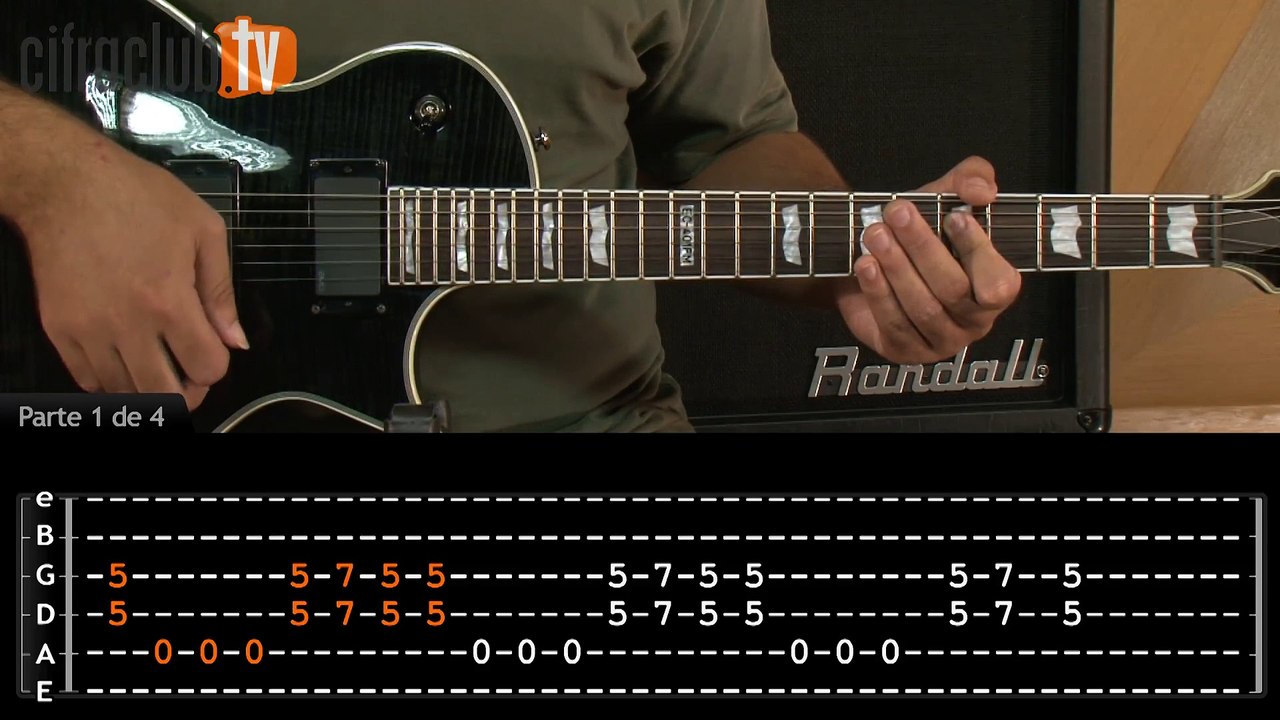 Seek And Destroy - Metallica (aula de guitarra)