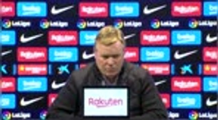 16e j. - Koeman : "Je ne crois pas que nous sommes en manque de Léo Messi"