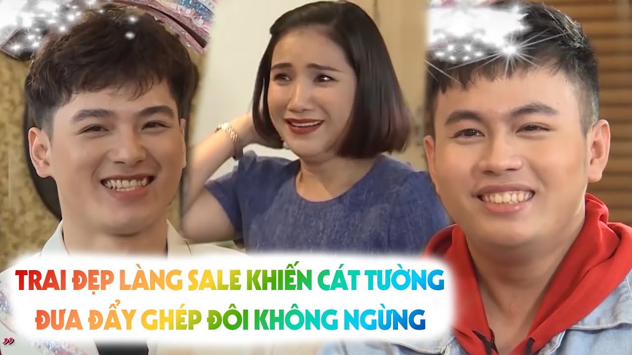 TRAI ĐẸP LÀNG SALE CÙNG 'HẸN ĂN TRƯA', ĐƯỢC BÀ MỐI CÁT TƯỜNG ĐƯA ĐẨY GHÉP ĐÔI NHIỆT TÌNH | HAT
