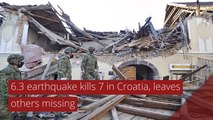 6.3 earthquake kills 7 in Croatia, leaves others missing, and other top stories in international news from December 30, 2020.