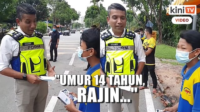 Ketua Polis PJ buat kejutan, hadiahkan telefon bimbit pada remaja mangsa kecurian
