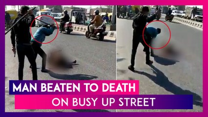Man Beaten To Death On Busy Street In Uttar Pradesh’s Ghaziabad, No One Stops Daylight Murder