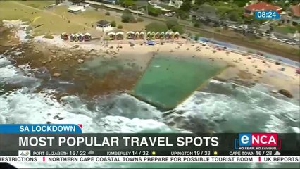 Most popular travel spots in SA