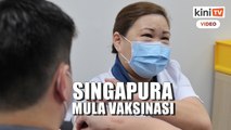 Jururawat individu pertama di Singapura disuntik vaksin Covid-19