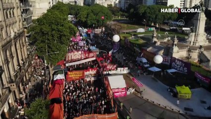 Arjantin'de kürtaj karşıtları ve yanlıları karşı karşıya