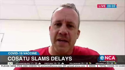 Cosatu slams delays in getting COVID-19 vaccine