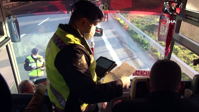 - Jandarma şehirlerarası toplu taşıma araçlarını denetledi