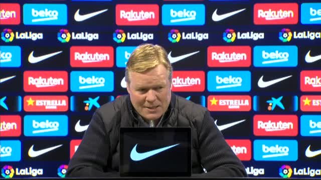 Koeman: Hay que ser realistas. El campeonato está muy complicado