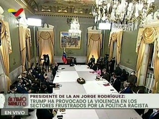 Mandatario Nacional: Lo ocurrido en EE.UU. es expresión de una inmensa crisis política y estructural