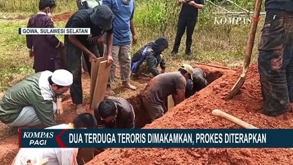2 Terduga Teroris Dimakamkan, Protokol Kesehatan Diterapkan