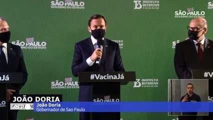 Gobernador brasileño asegura que pidió autorización para vacuna china CoronaVac