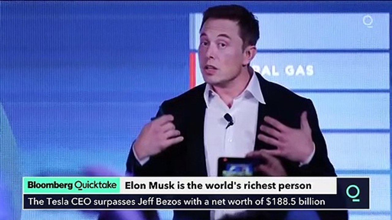 Elon Musk Surpasses Jeff Bezos To Become World’s Richest Person Video Dailymotion