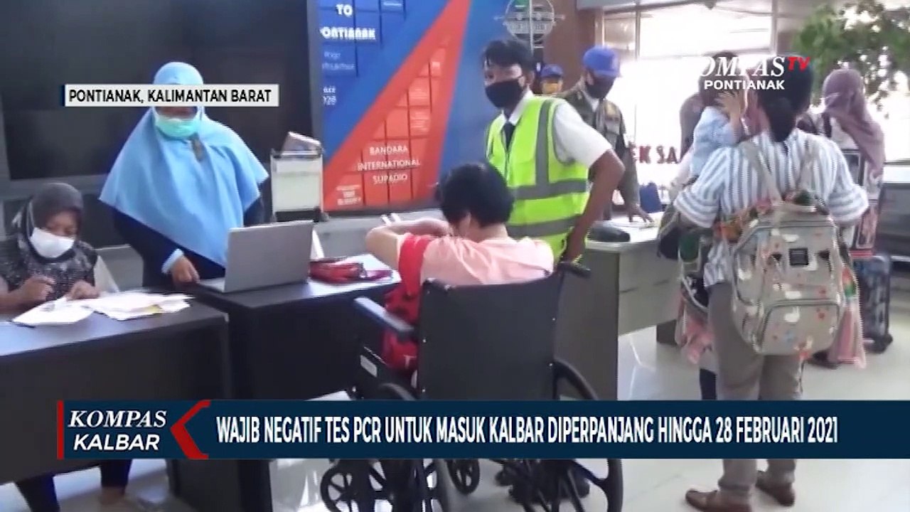 Pemprov Perpanjang Wajib Negatif Tes Swab PCR untuk Masuk Kalbar