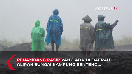 Nyaris Terjebak Banjir Lahar Dingin, Warga Nekad Seberangi Sungai