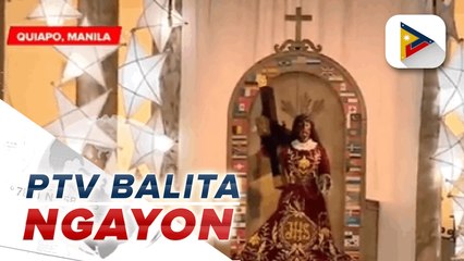 Sitwasyon sa Quiapo Church, Manila ngayong bisperas ng Pista ng itim na Nazareno