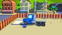 Super Truck et la petite voiture rose  à Car City |   Dessin animé pour les enfants 