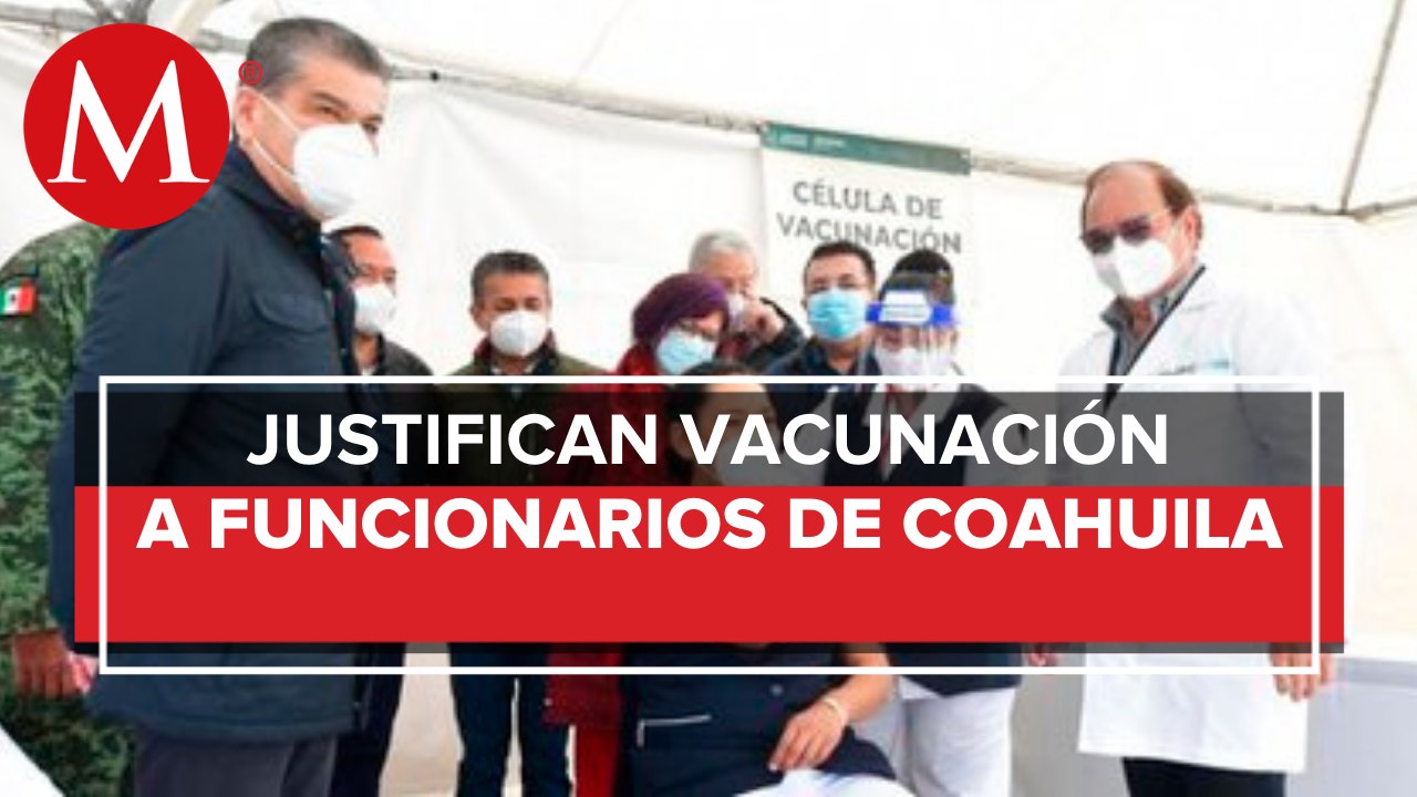 Aplican vacuna contra covid-19 a funcionario de Coahuila; Secretaría de Salud lo avala