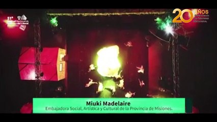 Miuki Madelaire participó del Festival del Litoral con “Aguapé, viaje sensorial por las aguas dulces”