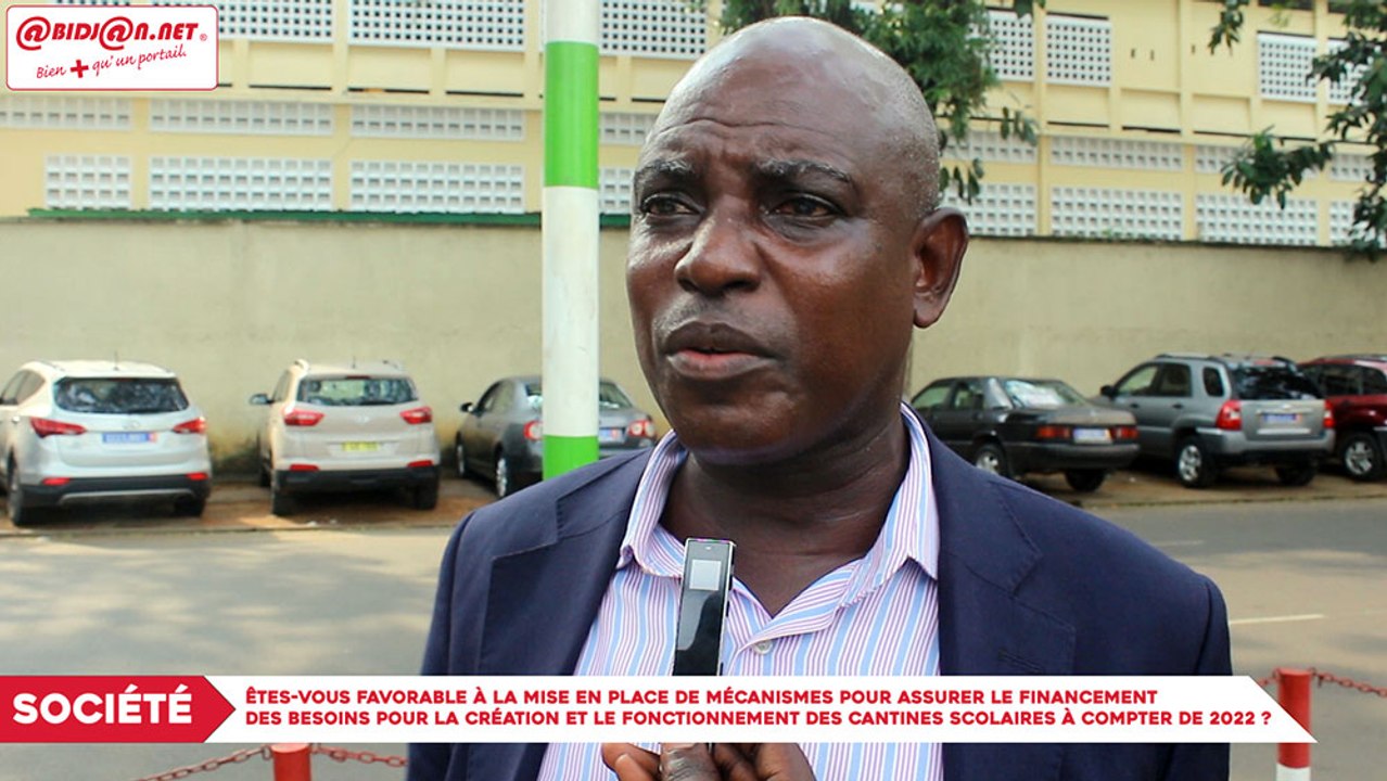 Micro-trottoir : Êtes-vous favorable ou non à la mise en place de mécanismes pour assurer le financement des besoins pour la création et le fonctionnement des cantines scolaires à compter de 2022 ?