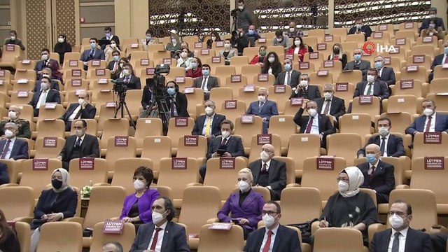 Cumhurbaşkanı Recep Tayyip Erdoğan, Cumhurbaşkanlığı Kültür ve Sanat Büyük Ödülleri Töreni'nde konuştu