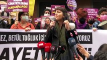 Maltepe'de Aylin Sözer'in öldürüldüğü evin önünde eylem: 