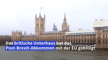 Britisches Unterhaus billigt Post-Brexit-Abkommen