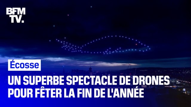 Les superbes images d’un spectacle de drones dans le ciel d’Édimbourg, en Écosse