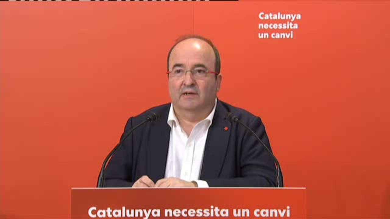 Iceta: "Con Salvador Illa vuelve Catalunya y vuelve la esperanza a nuestro país"