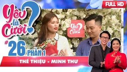 Cặp đôi xưng hô 'mày tao' và màn tỏ tình 'tao thích mày' | Thế Thiệu - Minh Thư | YLC #26 
