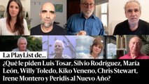 ¿Qué le piden Luis Tosar, Silvio Rodríguez, María León, Willy Toledo, Kiko Veneno, Chris Stewart, Irene Montero y Peridis al Nuevo Año?