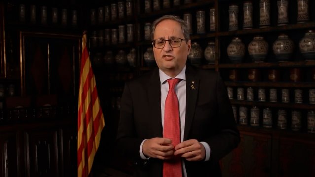 Torra pide elegir entre España o la república catalana