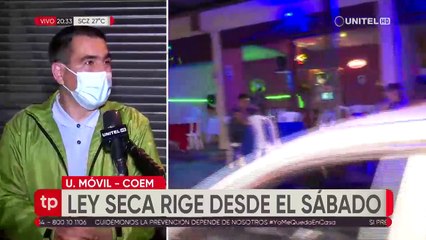 La ley seca solo se aplicará el 2 y 3 de enero