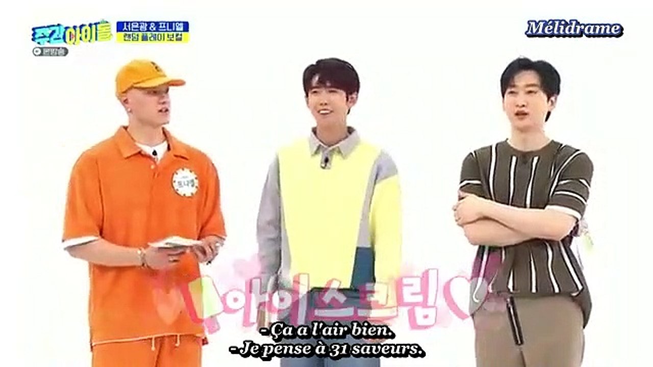 (vostfr) Weekly Idol  ep 463 - BTOB  (Eunkwang & Peniel )